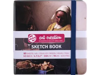 schetsboek Het Melkmeisje 12 x 12 cm - 5