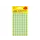 etiket Zweckform 8mm rond 4 vel a 104 etiketjes lichtgroen