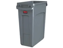 Afvalbak Rubbermaid Slim Jim VT 60 Liter grijs