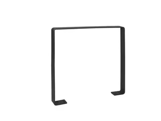 fietsbeugel,L 800mm,staal therm. verzinkt/met coating,DB703antraciet - 1