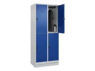 dubbeldekse locker,HxBxD 1950x800x500mm,2x2vak.,vak B 400mm - 3