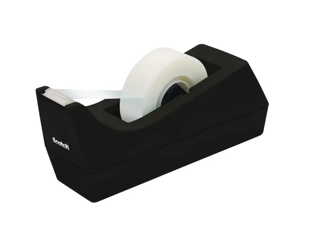 Plakbandhouder Scotch C38 verzwaard zwart