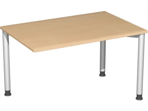koppelelement voor bureau,HxBxD 680-800x1200x800mm,blad beuken,hoekig