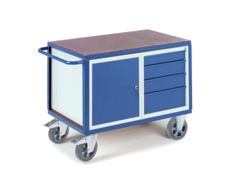 kastwagen,draagverm. 1000kg,laadvl. LxB 1080x700mm,zeefdrukplaatplaat