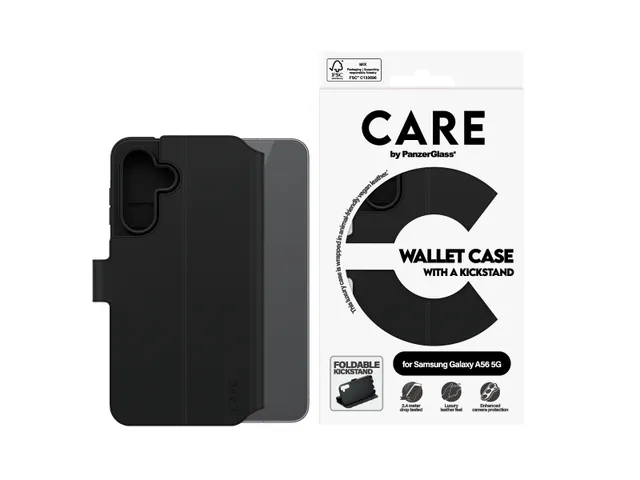 PanzerGlass CARE by Wallet Case w. Kickstand Samsung Galaxy A56