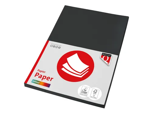 Kopieerpapier Quantore Colour A4 160 Gram zwart 50 vel