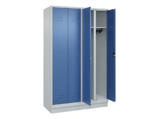 locker voor scheiding van kleding,HxBxD 1950x1200x500mm,4vak - 2