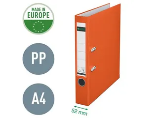 Ordner Leitz 1015 A4 50mm PP oranje - 4