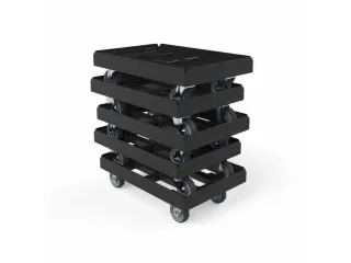 dolly,draagverm. 300kg,laadvl. LxB 602x402mm,platform doorbroken - 2