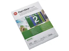 Lamineerhoes GBC A3 zelfklevend 2x125 micron glanzend 100stuks