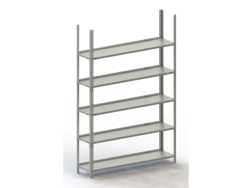 magazijnstelling,grondveld,HxBxD 1850x1254x304mm,vaklast 80kg