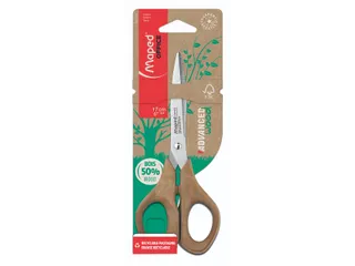 Schaar Maped Office Advanced Wood 17cm bruin - 2
