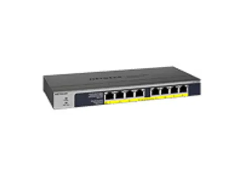 Gs108Pp-100Eus Gigabit Switch Standalone 8xRJ45 grijs unmanaged