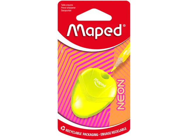 Taille-crayon Maped Neon Igloo 1 trou Assorti