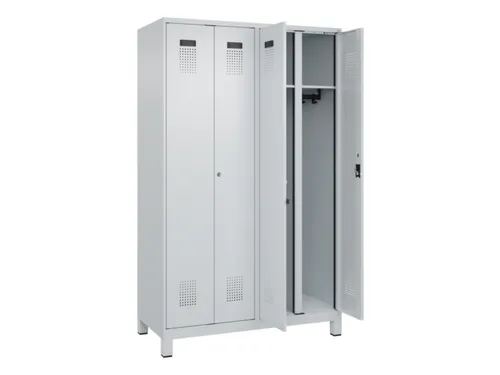 locker voor scheiding van kleding,HxBxD 1950x1200x500mm,4vak