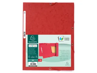 Elastomap Nature Future A4, 400 g/m², rood karton - 12