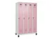 locker voor scheiding van kleding,HxBxD 1950x1200x500mm,4vak