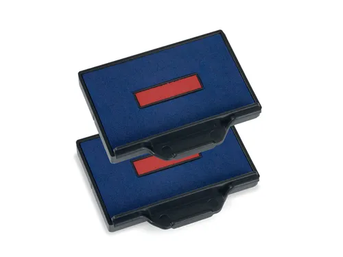 Stempelkussen Trodat Professional 6/56/2 2 stuks blauw en rood