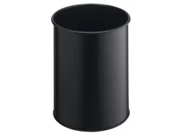 Papierbak Durable 3301-01 15liter rond zwart