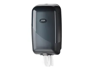 Poetsroldispenser 431155 Euro Pearl Zwart mini dispenser - 1