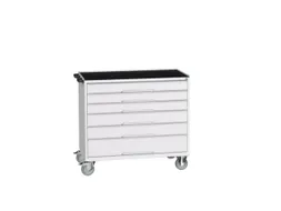 gereedschapswagen 965x1050x600mm antislipblad 6 laden RAL7035