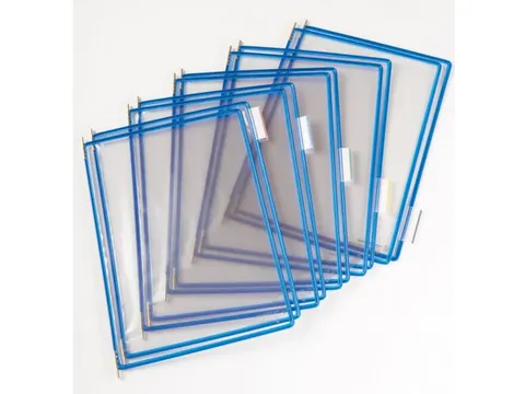 Zichtpaneel Tarifold A4 verticaal 230x343mm Blauw 10 stuks