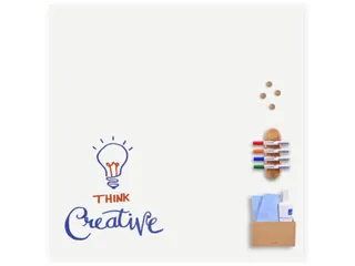 Legamaster Frameloos Whiteboard 75X75 Cm Board-Up - 8