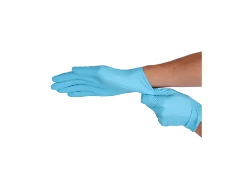 Handschoen CMT S (6-7) nitril poedervrij blauw 100 stuks