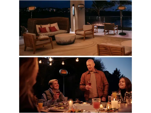 Terrasverwarmer BRASQ PHS100 staand elektrisch