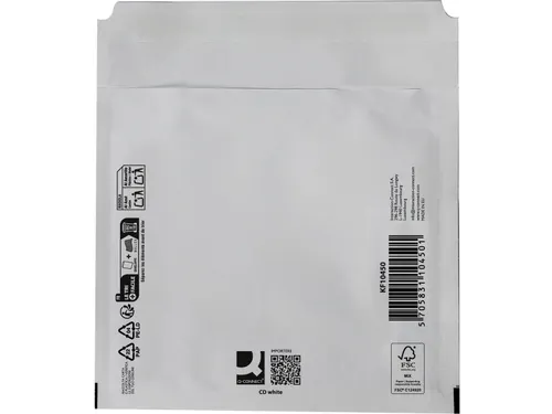 luchtkussenenvelop wit CD 200 x 175 mm 100 stuks