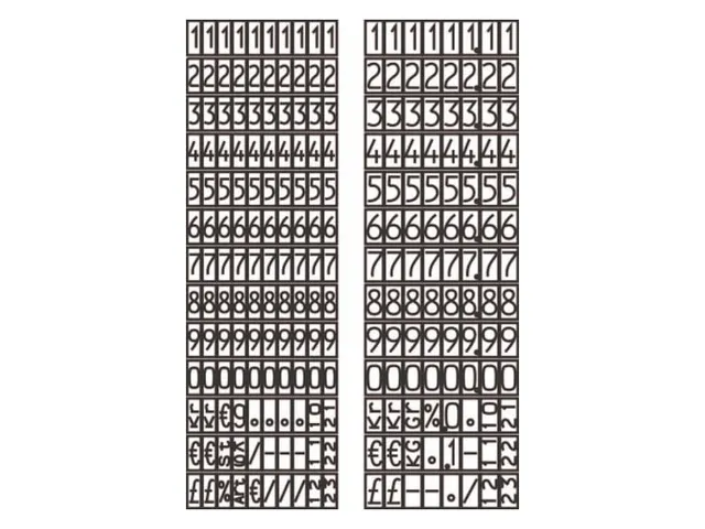 Pince à étiqueter Avery PL2/18 2 lignes noir