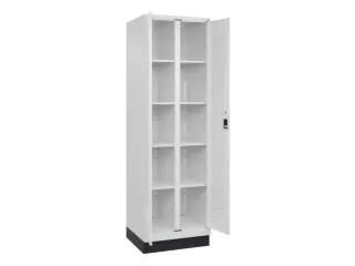 wasgoedverdeelkast,HxBxD 1950x600x500mm,vak B 300mm,cilinderslot - 2