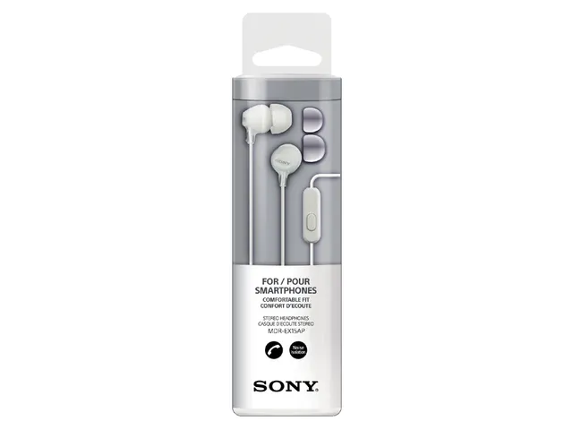 Oortelefoon Sony EX15AP basic wit