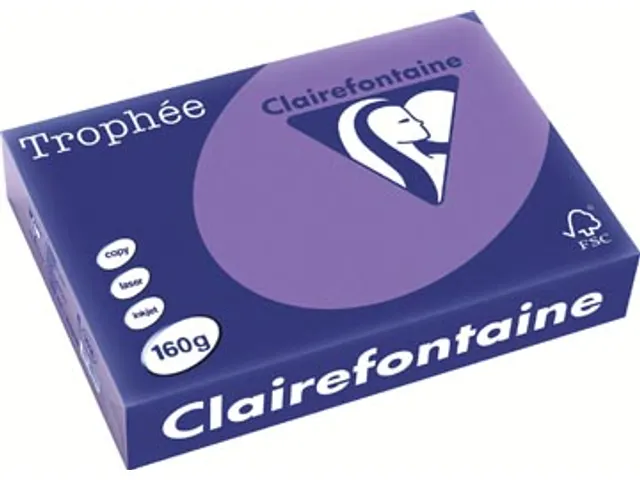 Trophée Intens gekleurd papier A4 160 gram 250 vel violet