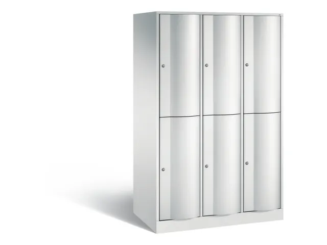 armoire multicases,corps RAL7035,face avant RAL7035