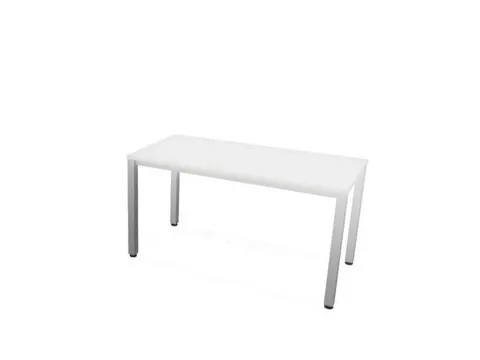 vergadertafel,HxBxD 740x1400x700mm,rechthoekig,Bl-wit