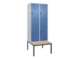 Dubbeldekse dekenkist,HxBxD 2120x800x815mm,2x2vak.,vak B 400mm