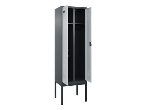 locker voor scheiding van kleding,HxBxD 2120x600x500mm,2vak