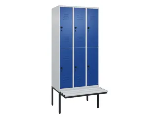 Dubbeldekse dekenkist,HxBxD 2120x900x815mm,3x2vak.,vak B 300mm - 1