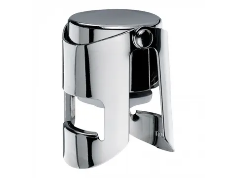 Emga Champagne fles afsluiter RVS chroom