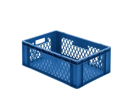 Euronorm-Stapelbak 40l H X L X B 210x600x400mm Blauw