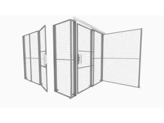 wandelement,v. scheidingswandsysteem,HxB 2200x1200mm,extra uitvoering - 3
