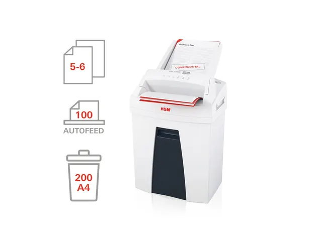 Destructeur papier HSM Securio AF100 Particules 4x25mm P-4