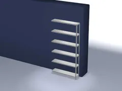 magazijnstelling,aanbouwveld,HxBxD 2500x1300x300mm,vaklast 125kg