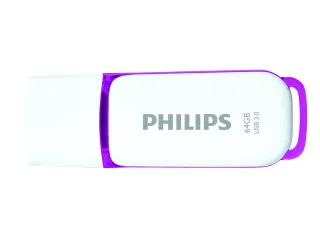 USB stick 3.0 Philips Snow USB-A 64GB paars - 3