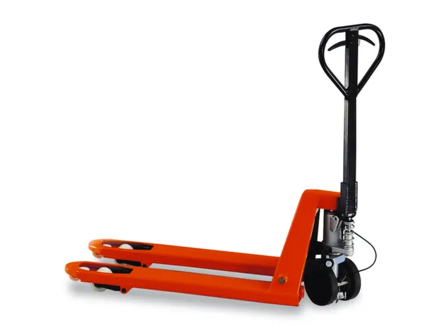 Palletwagen 2.5t Zwenk-/vorkwielen Rubber/nylon Enkel Vorklengte 810mm