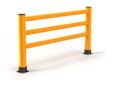 aanrijdbeschermingsplank,leuning,HxL 1100x2000mm,absorbeert botsingen