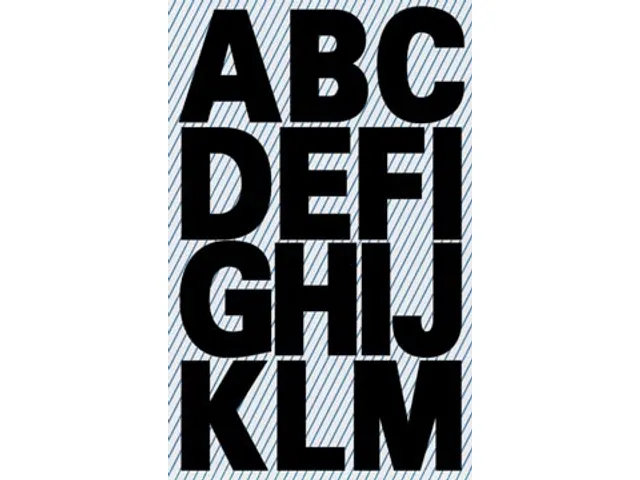 Avery Zweckform etiketten letters A-Z 2 blad zwart waterbestendig