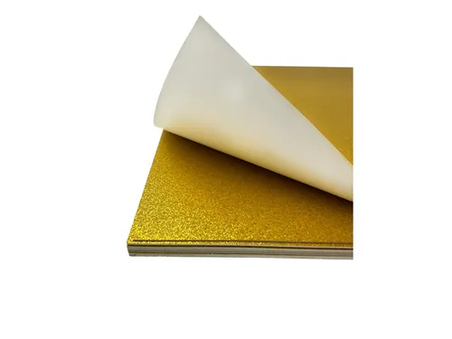 Glitterkarton Kangaro Arabisch goud 50x70cm pak à 10 vel