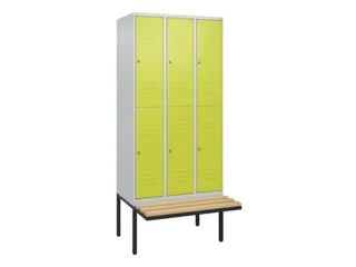 Dubbeldekse dekenkist,HxBxD 2120x900x815mm,3x2vak.,vak B 300mm - 1